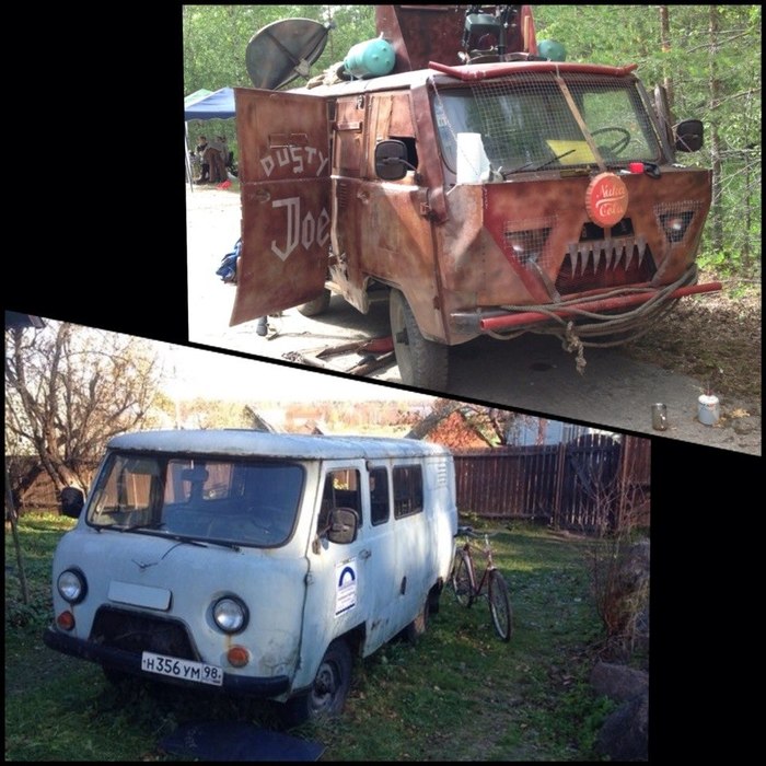 Fallout style car - My, Fallout, Role-playing games, Auto, UAZ loaf, Craft, Post apocalypse, Longpost