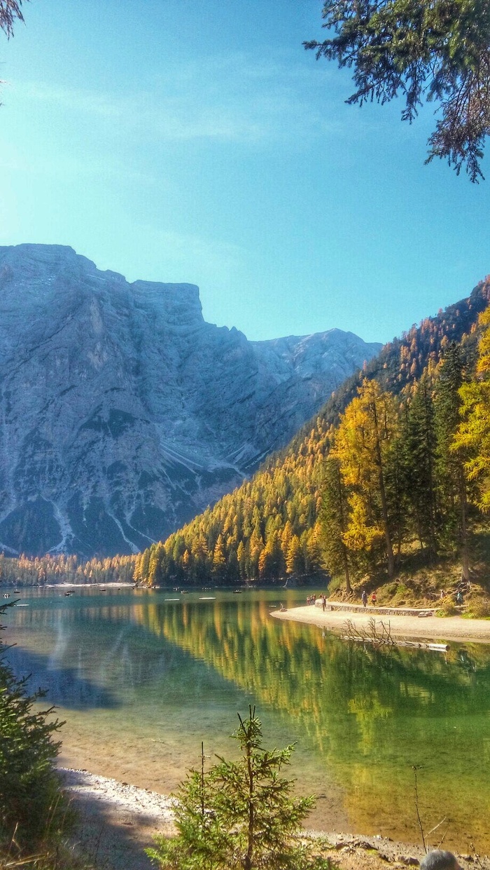 Autumn in the Alps - My, Autumn, Alps, Italy, Braies