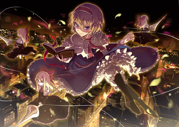 Alice Margatroid , Anime Art, Touhou, Alice Margatroid, Shanghai Doll