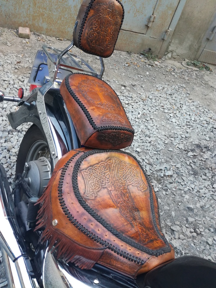 How do I make the seats - My, Motorcycles, Moto, Leather, Handmade, Longpost, Needlework, Motorcyclist, Bikers, Motorcyclists