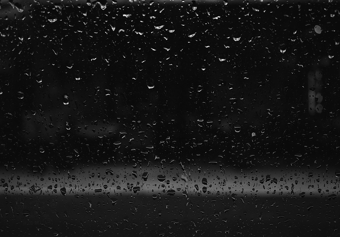 And the rain keeps coming... - My, Rain, Photographer, The photo, Autumn, Black and white photo, Photoshop, Photoshop