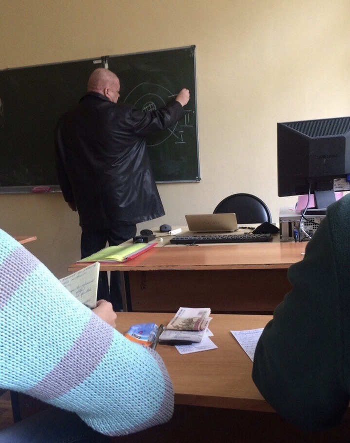 I think my professor at uni reminds me of someone... - Stas baretsky, University, Teacher