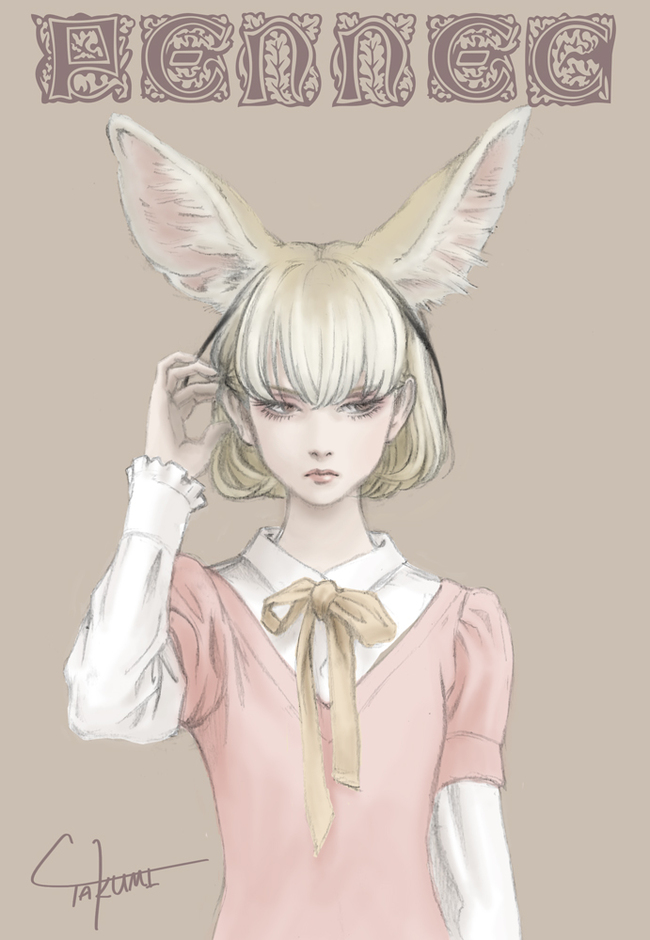 Fennec - Anime art, Anime, Kemono friends, Fennec, , 