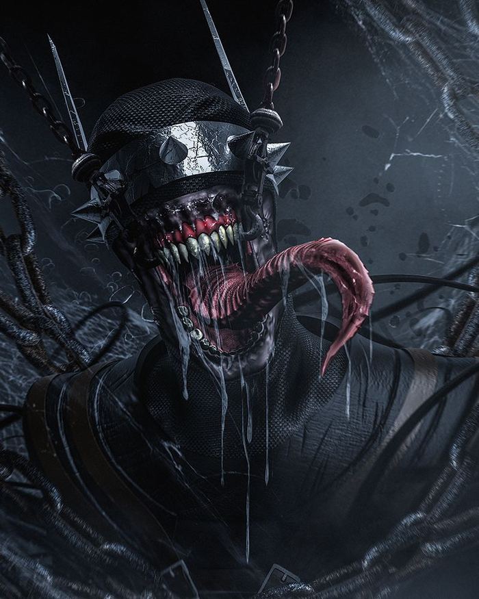 Batman Taken Insane - Dc comics, Comics, Art, Bosslogic, Batman, Joker, Dark Nights: Metal