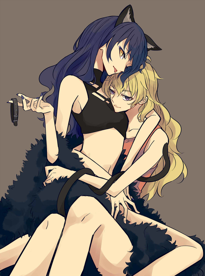 Proximity. - RWBY, Yang xiao long, Blake belladonna, Anime, Not anime, Yuri