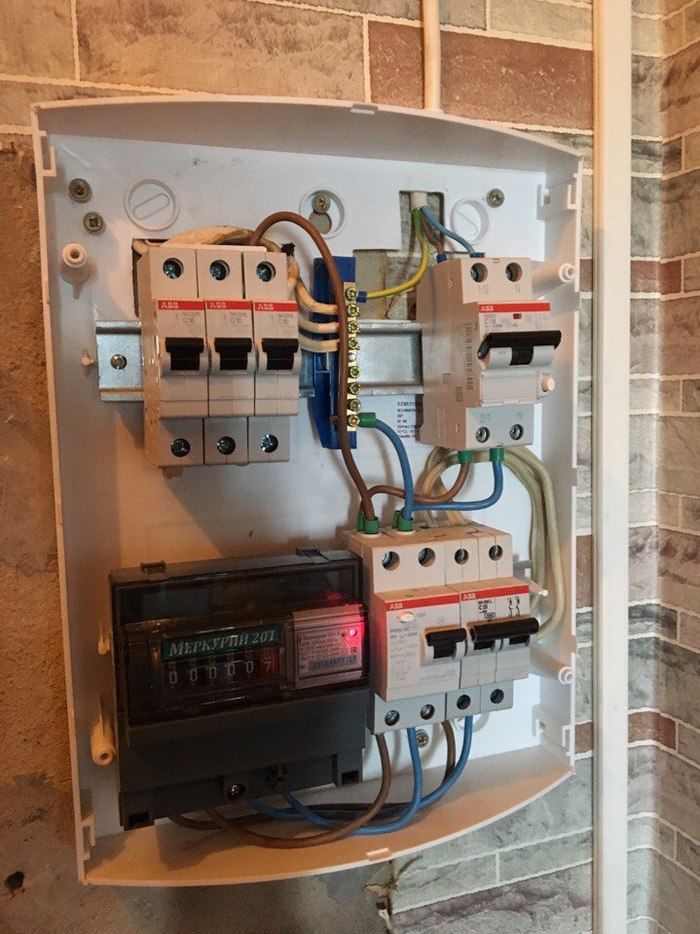 Ремонт квартирного щита и замена счетчика | Пикабу