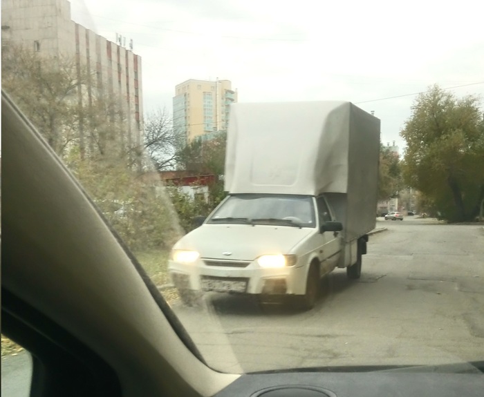 And in our yard, there is one wheelbarrow!) - Auto, Lada, Tuning, Samopal, Humor