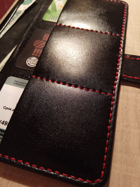 Thanks post and new combinations - My, Gratitude, Leather craft, With your own hands, Wallet, Leather, Video, Longpost