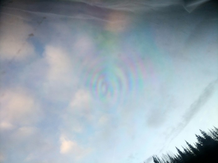 strange rainbow - My, Rainbow, Anomaly, Longpost