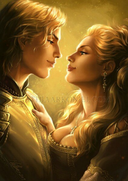 Art for those who think that Cersei and Jaime in the series are not similar enough for twins - Game of Thrones, Art, Cersei Lannister, Jaime Lannister, Longpost