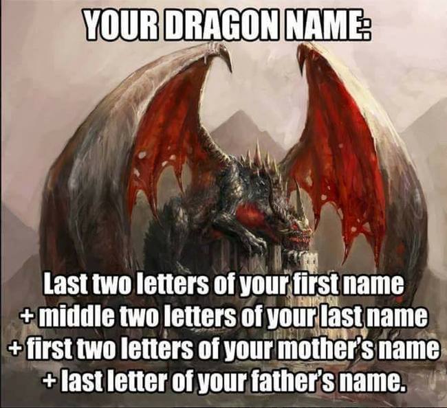 Name of your dragon - Game of Thrones, The Dragon, 
