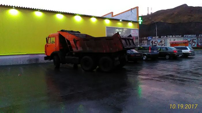 Another parking master - My, Parking, Truck, Kamaz