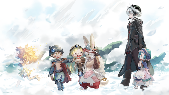 Nnaaah~ Made in abyss,   , Nanachi, Riko, Reg, Anime Art, Mitty, Prushka, 