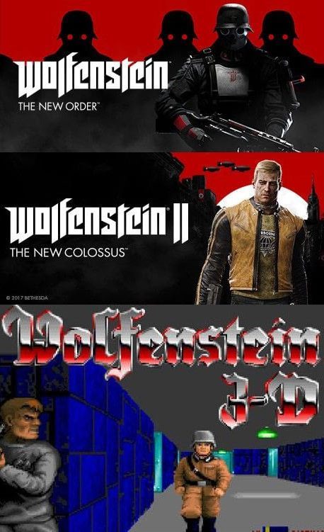 Wolfenstein II   ...       . Wolfenstein, Wolfenstein: The New Order, Wolfenstein II: The New Colossus