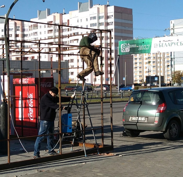 Человек паук или техника безопасности - Сварщик, Человек-Паук, Техника безопасности