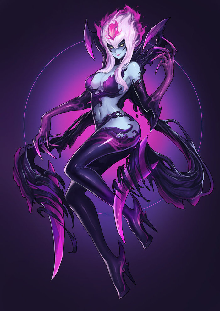 Evelynn Fanart - NSFW, Deviantart, Art, Drawing, Girls, Games, League of legends, Evelynn