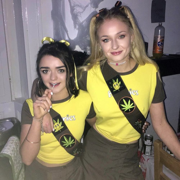 Maisie Williams and Sophie Turner Halloween - Maisie Williams, Sophie Turner, Halloween, Game of Thrones
