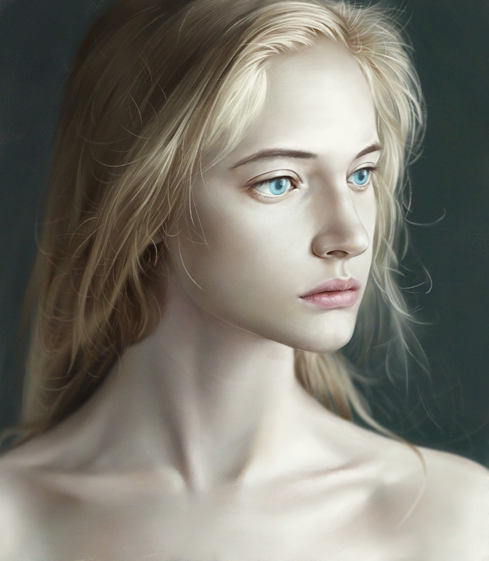 Amazing portrait by artist Ted Wu. - Drawing, Digital drawing, Art, 