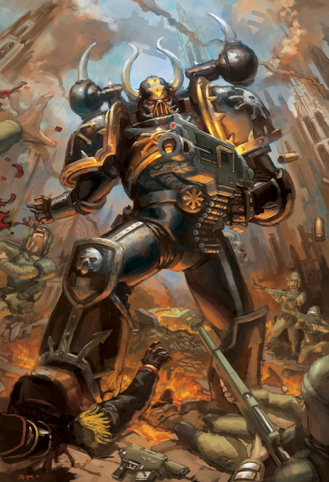 Chaos Marine Warhammer 40k, Wh Art, Космодесант, Хаос
