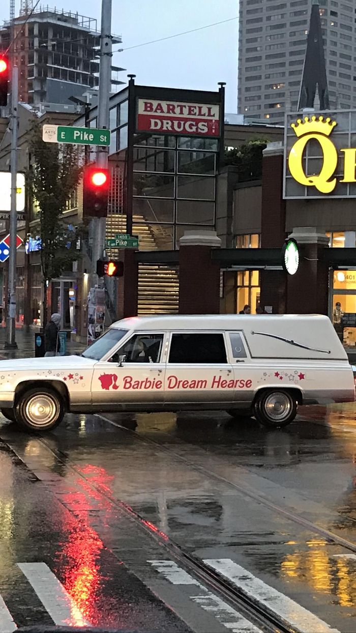 barbie dream hearse