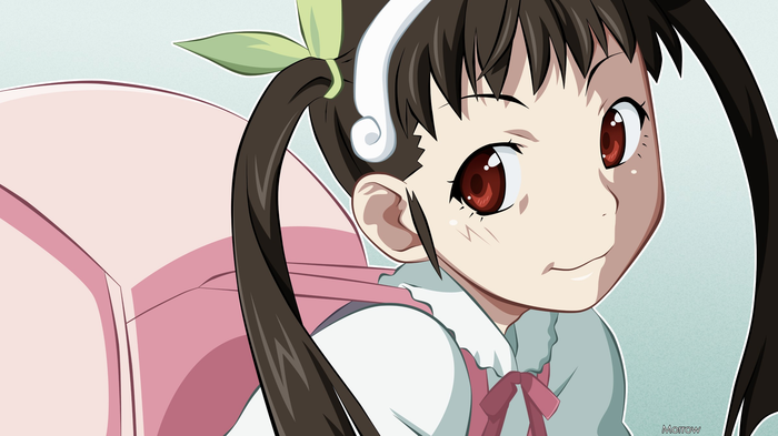 Mayoi Hachikuji , Monogatari series, Hachikuji Mayoi, Shinobu Oshino, Anime Art, 