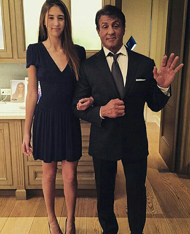 Only three of his daughters can be cooler than Sylvester Stallone - Family, Sistine Stallone, , , Longpost