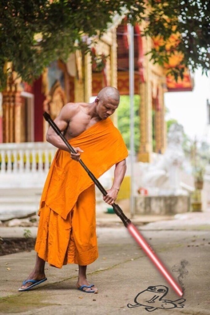 Photographs of a Shaolin monk - Monks, Fotozhaba, Longpost