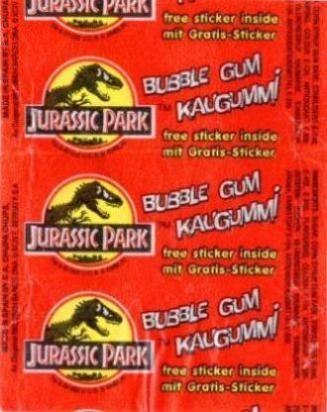 More nostalgic. - My, Childhood, Childhood of the 90s, Gum, Prize, Dinosaurs, Longpost