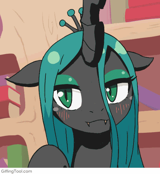 Queen Chrysalis and Twilight - My little pony, Twilight sparkle, MLP Edge, GIF, Queen chrysalis