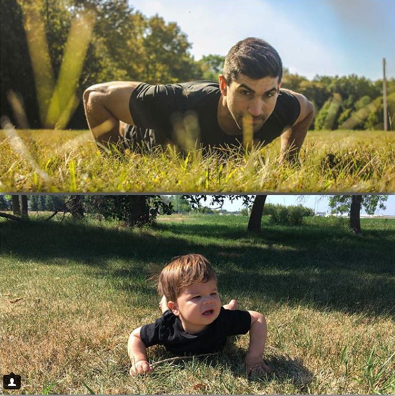 18-month-old baby Ougi replicates his model uncle's professional photo shoots - PHOTOSESSION, Instagram, Copy, A selection, , Longpost