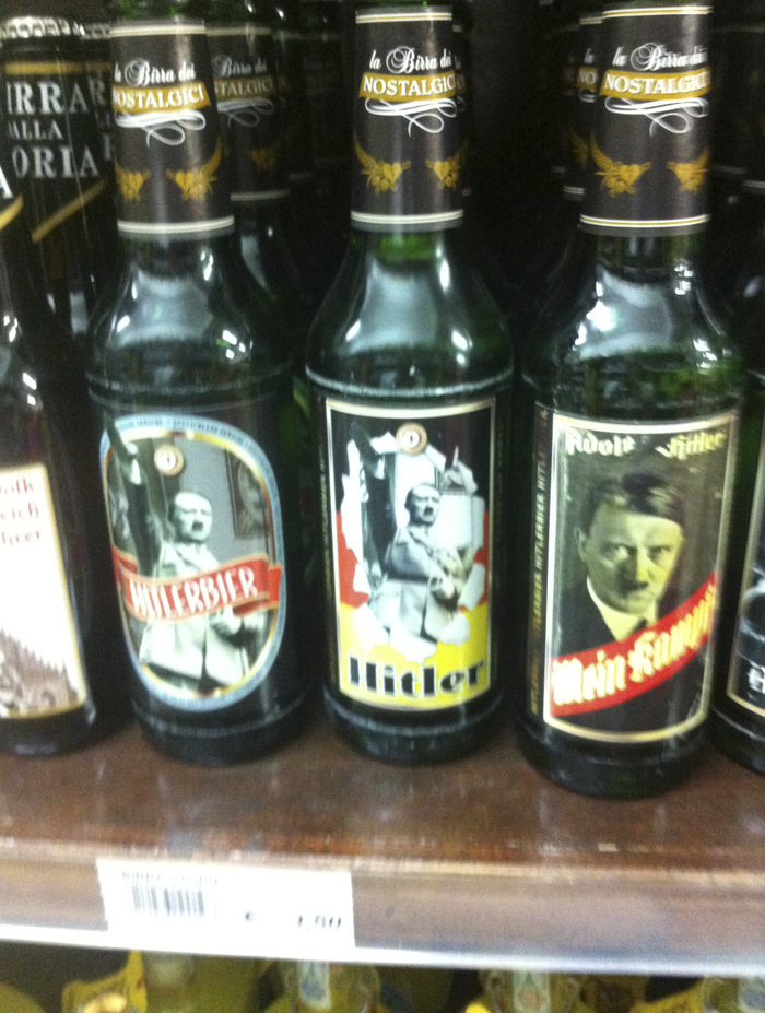 Beer and wine in Italy - My, Italy, Alcohol, Hitler kaput, Musolini, Longpost