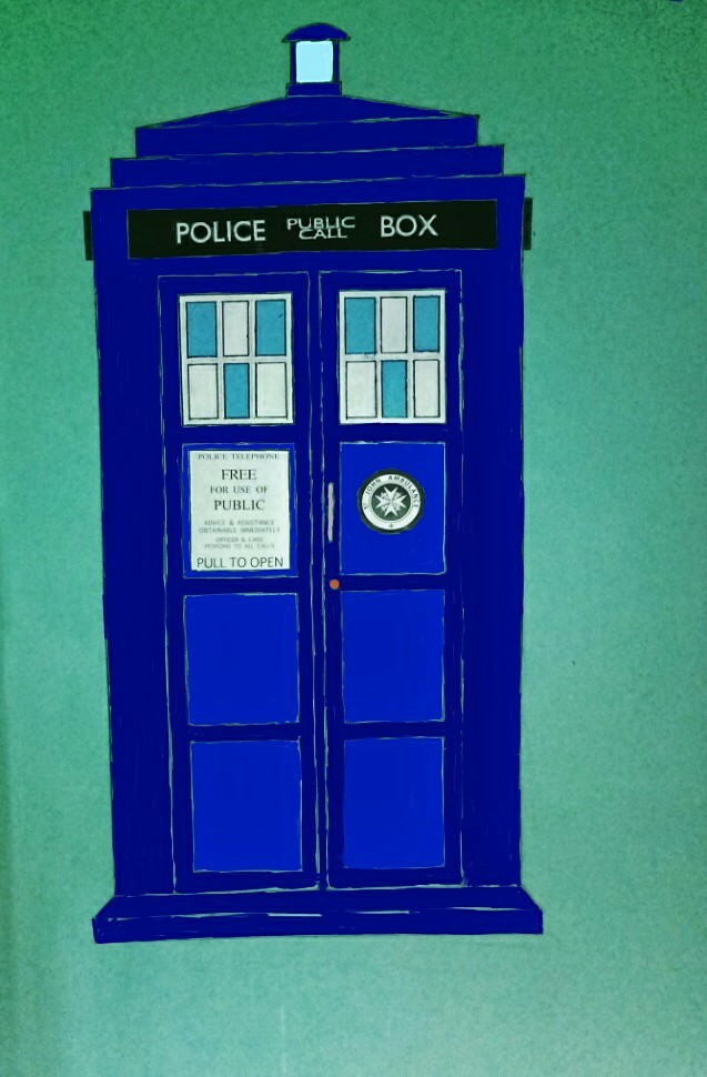 Tardis in St. Petersburg - My, doctor who art, Doctor Who, My, Friday, TARDIS