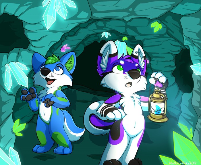 crystal cave - Furry, Art, 