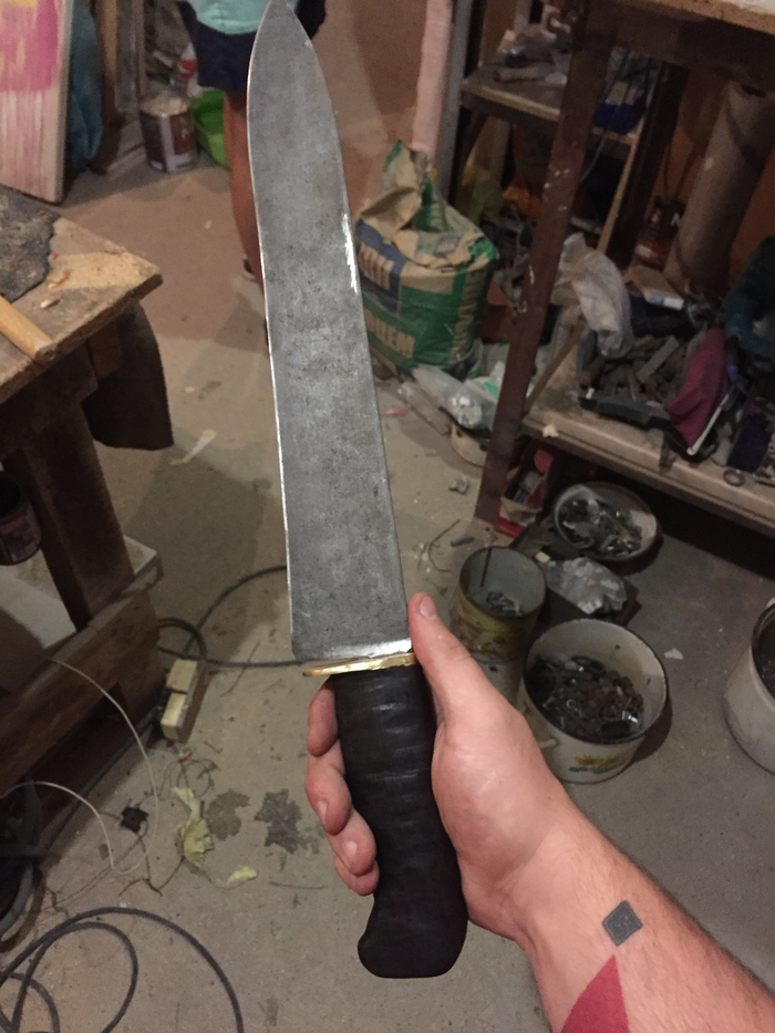 Как я рукоять ножа решил сделать. Нож, Рукоятка, Рукожоп, Своими руками, Рукоделие с процессом, Длиннопост, Нож-тесак