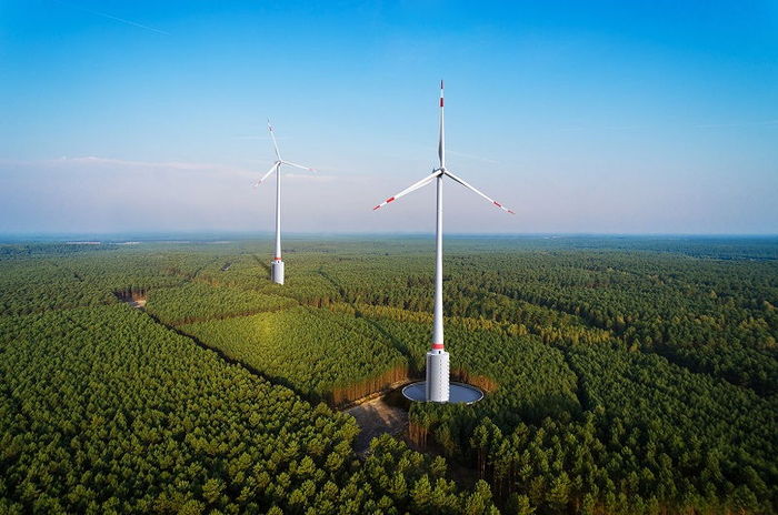 The world's tallest wind turbine combined with a pumped storage power plant. - Wind Turbines, Gaes, Energy, Wind generator, Longpost