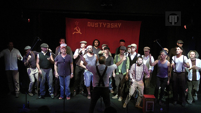 Master class on drinking vodka and singing from the Australian choir Dustyesky - , Australians