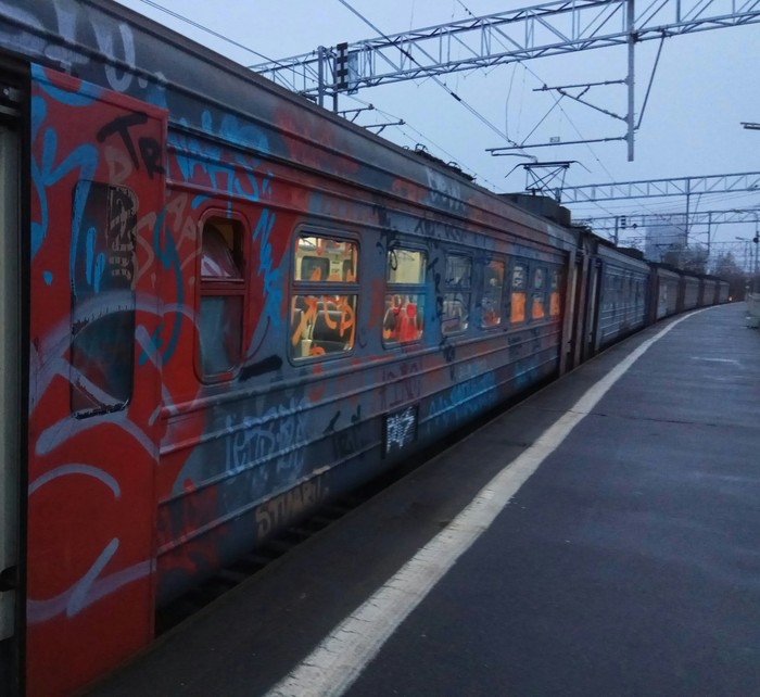 The action of mentally retarded non-artists took place in St. Petersburg - Idiocy, Cattle, Art, Train