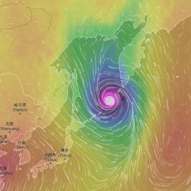 Atmospheric pressure map looks like an opening portal - My, Ventusky, Weather, , Longpost