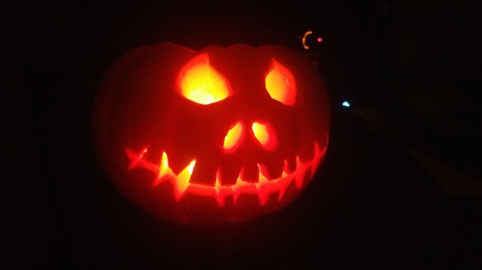 Trick or Treat! - Halloween pumpkin, Halloween, My, Holidays