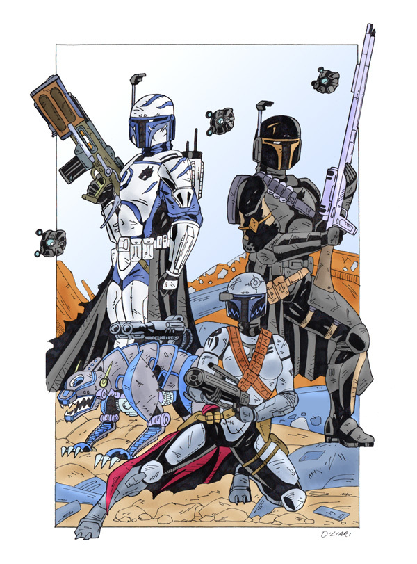 Various post arts - Star Wars, Boba95fet, Art, Longpost, Tag