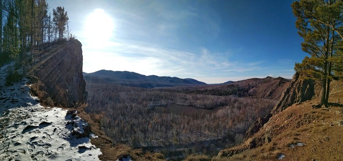 Forest gave. - My, The photo, Forest, The rocks, Transbaikalia, , , Longpost