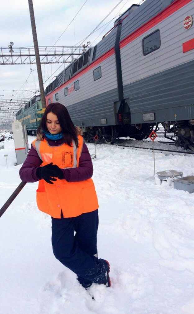 Girls and everyday life (workers of Russian Railways) - Girls, Routine, Russian Railways, Longpost