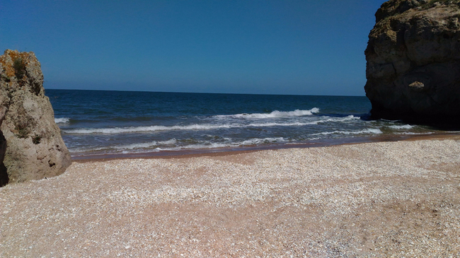 Wild coast of Crimea. - My, Crimea, Travels, Sea, Longpost