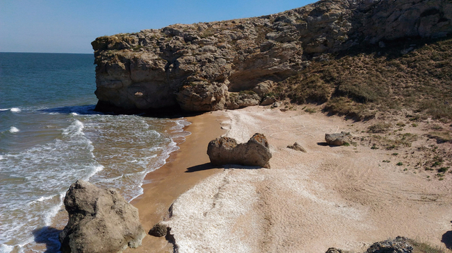 Wild coast of Crimea. - My, Crimea, Travels, Sea, Longpost