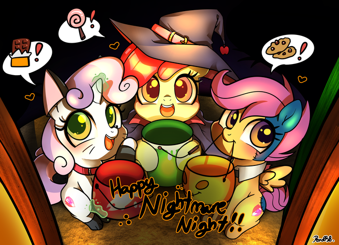 Nightmare night's fillies