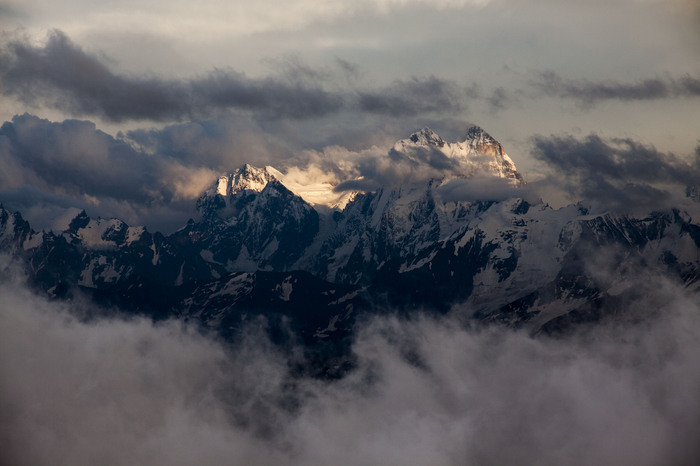 Ushba - My, The photo, The mountains, Caucasus, Landscape