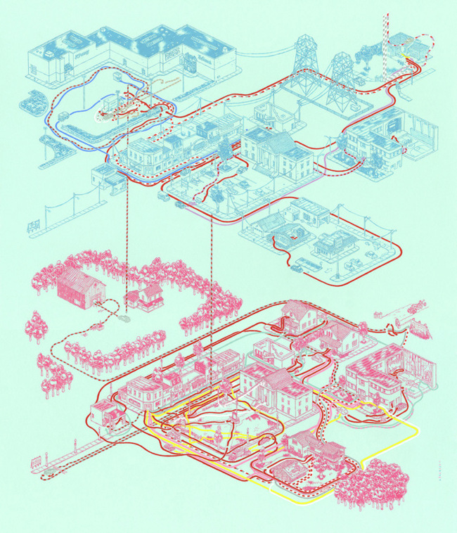 American artist draws maps based on popular movies - Kinoart, Movies, Exitus, Horror, Art, Lord of the Rings, Predator, Guardians of the Galaxy, Longpost, Predator (film)