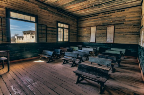 Abandoned mining town of Humberstone, Chile. - , mining town, Chile, , Abandoned, Longpost, Urbanphoto