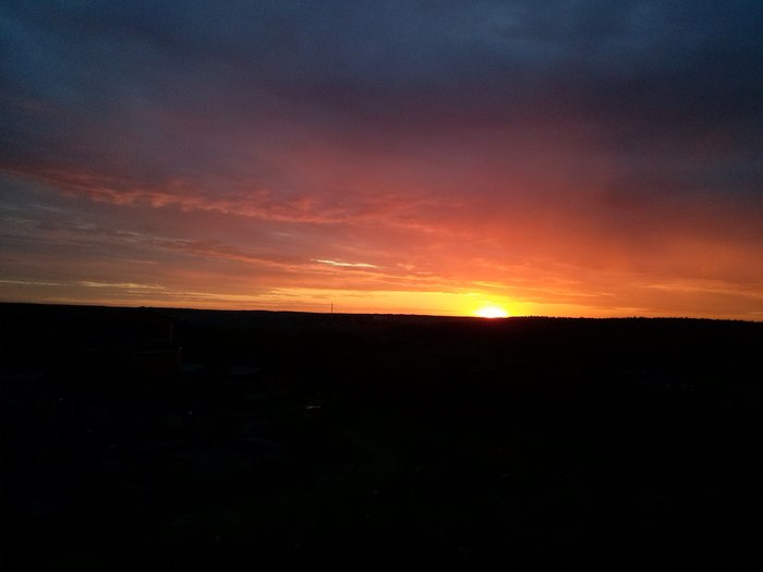 A little bit of beauty for you - My, Longpost, Clouds, Sunset