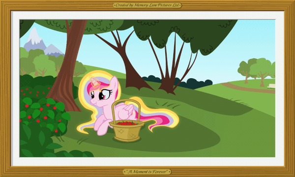 Picking Berries My Little Pony, Ponyart, Original Character, Aurelia Charm, 